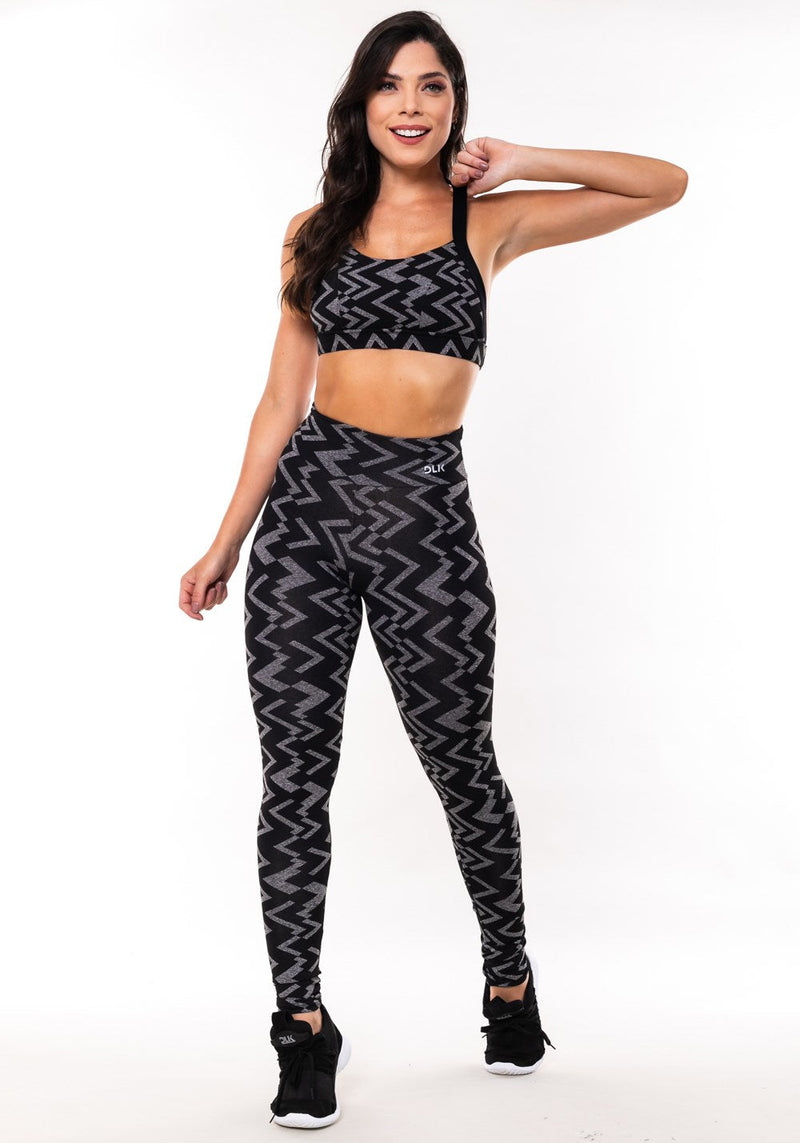 Conjunto Legging Cropped e Calça Daike